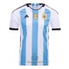 Maglia ufficiale Champions Argentina 3 Star Casa Mondiali 2022 per Uomo